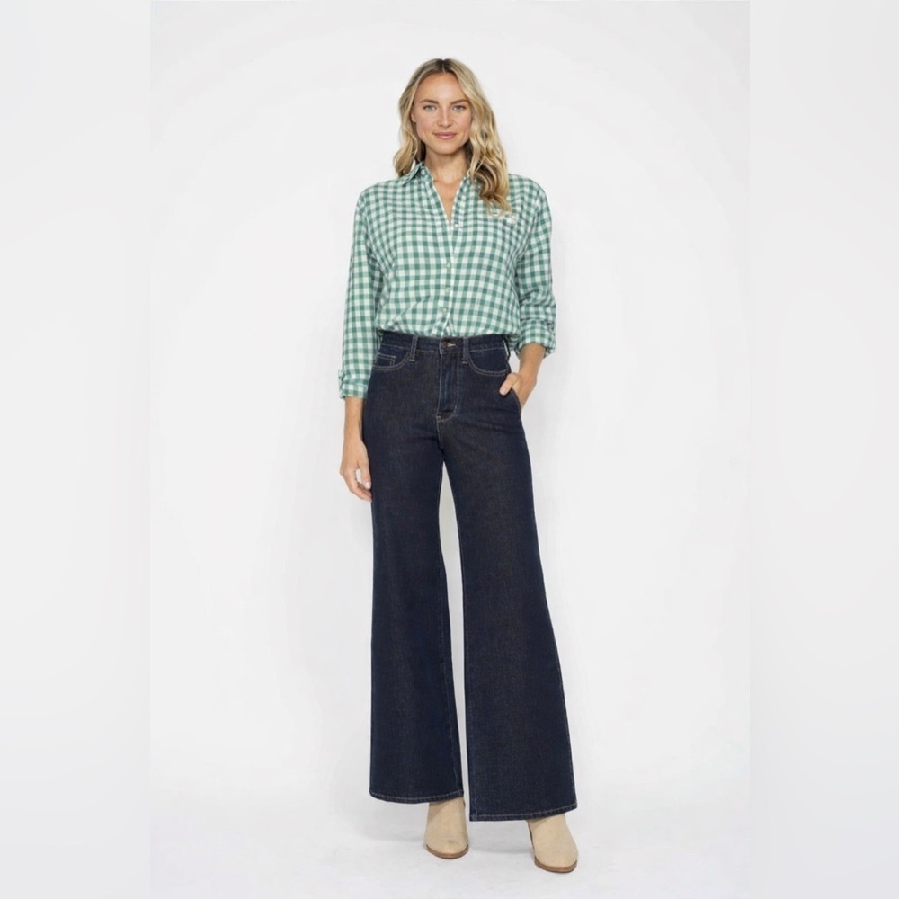 Judy Blue High Rise Tummy Control Retro Wide Leg Jeans 9/29 NWT